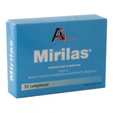 Mirilas Integratore Ricostituente con magnesio 30 compresse