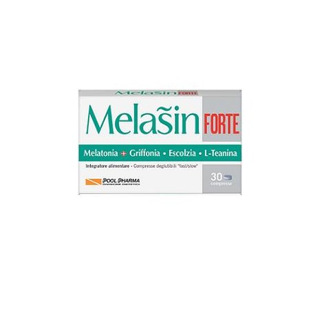 Melasin Forte 1 mg integratore per il sonno e gli effetti del jet lag 30 compresse