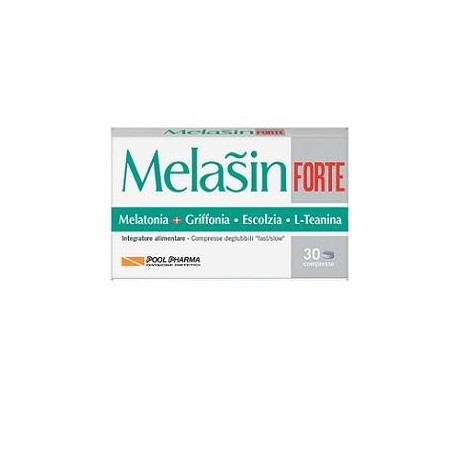 Melasin Forte 1 mg integratore per il sonno e gli effetti del jet lag 30 compresse Melasin Forte 1 mg integratore per il sonno e gli effetti del jet lag 30 compresse