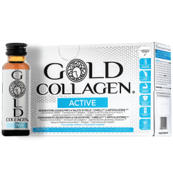Gold Collagen Active Integratore pelle capelli e ossa 10 flaconcini