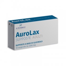 Aurolax Glicerolo 2500 Mg 18 supposte per stitichezza occasionale