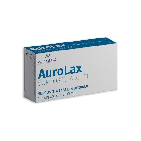 Aurolax Glicerolo 2500 Mg 18 supposte per stitichezza occasionale