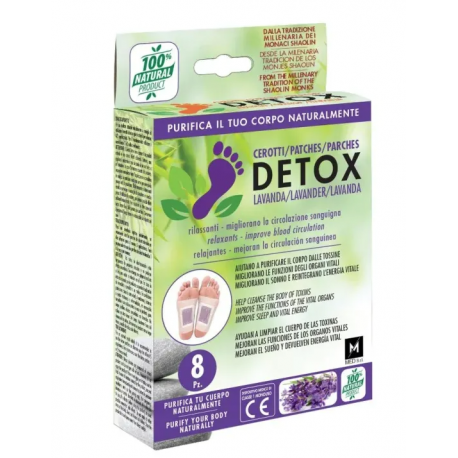 Cerotti Detox Piedi Lavanda 8 Pezzi