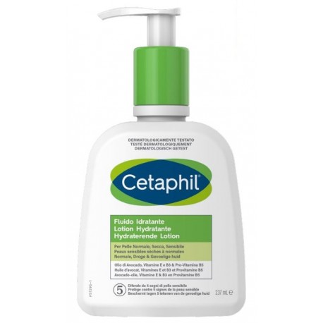 Cetaphil Fluido Idratante lozione per pelle normale secca sensibile 237 ml