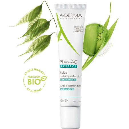 Aderma Phys-AC Perfect Fluido viso per eliminare brufoli e imperfezioni 40 ml Aderma Phys-AC Perfect Fluido viso per eliminare brufoli e imperfezioni 40 ml