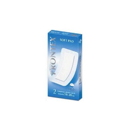 Prontex Soft Pad compresse adesive sterili 10x20cm 2 pezzi Prontex Soft Pad compresse adesive sterili 10x20cm 2 pezzi