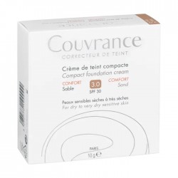 Avene Fondotinta Compatto Comfort uniforma il colorito SPF50 sabbia 10 g