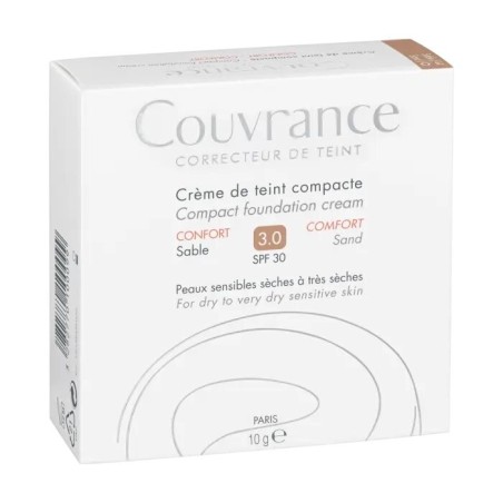 Avene Fondotinta Compatto Comfort uniforma il colorito SPF50 sabbia 10 g