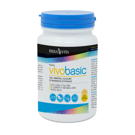 Erba Vita Vivobasic integratore di sali minerali alcalini 150 g Erba Vita Vivobasic integratore di sali minerali alcalini 150 g