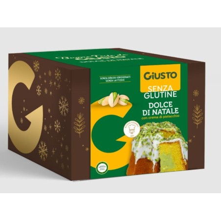 Giusto Senza Glutine Dolce di Natale Pandoro con crema di pistacchio di Bronte 500 g Giusto Senza Glutine Dolce di Natale Pandoro con crema di pistacchio di Bronte 500 g