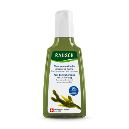 Rausch Shampoo Antisebo alla Quercia Marina per Capelli Grassi 200ml Rausch Shampoo Antisebo alla Quercia Marina per Capelli Grassi 200ml
