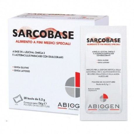 Sarcobase alimento speciale per sarcopenia e decadimento muscolare 30 bustine