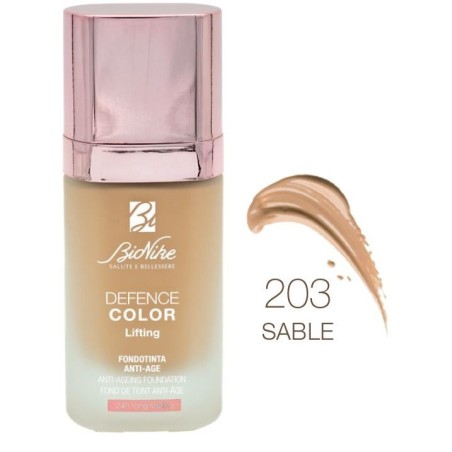 BioNike Defence Color fondotinta effetto lifting 203 Sable 30 ml BioNike Defence Color fondotinta effetto lifting 203 Sable 30 ml