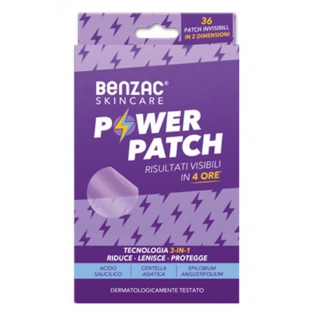 Benzac Skincare Power Patch - Cerottini invisibili per brufoli e impurità 36 pezzi