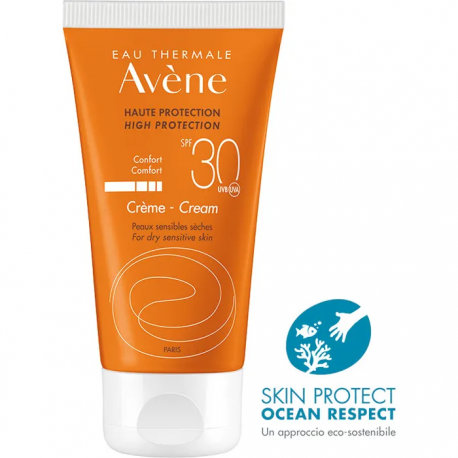 Avene Crema solare viso protezione pelle sensibile SPF30 50 ml