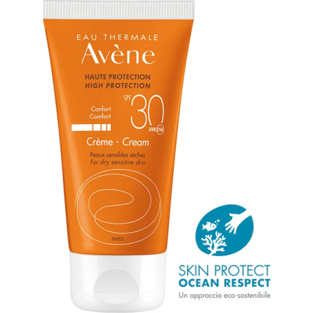 Avene Crema solare viso protezione pelle sensibile SPF30 50 ml Avene Crema solare viso protezione pelle sensibile SPF30 50 ml