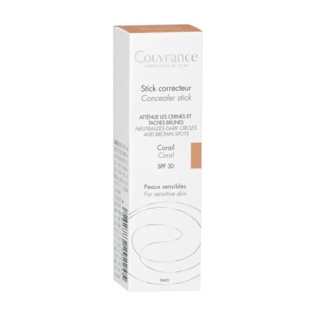 Avène Couvrance Stick correttore corallo per macchie brune 4g Avène Couvrance Stick correttore corallo per macchie brune 4g