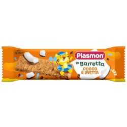 Plasmon La Barretta Cocco E Uvetta merenda per bambini frutta e cereali 20 g