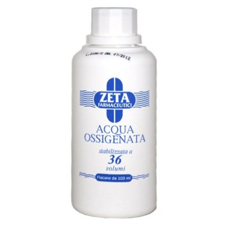 Zeta Farmaceutici Acqua Ossigenata stabilizzata a 36 volumi 100 ml Zeta Farmaceutici Acqua Ossigenata stabilizzata a 36 volumi 100 ml