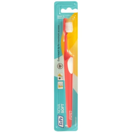Tepe Spazzolino Nova Soft con speciale punta attiva per molari 1 pezzo Tepe Spazzolino Nova Soft con speciale punta attiva per molari 1 pezzo