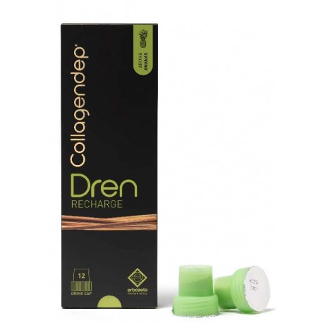 Collagendep Dren Recharge Integratore Drenante Gusto Ananas 12 drink cap