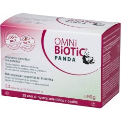 Omni Biotic Panda integratore riequilibrante con probiotici per gravidanza e bambini 30 bustine da 3 g
