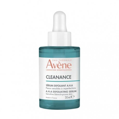 Avene Cleanance Siero esfoliante viso AHA pelli sensibili con imperfezioni 30 ml