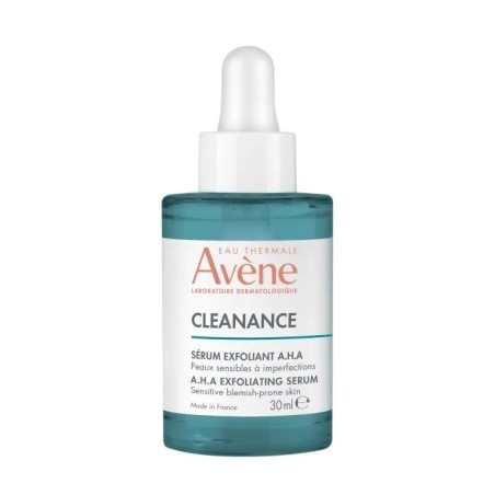 Avene Cleanance Siero esfoliante viso AHA pelli sensibili con imperfezioni 30 ml Avene Cleanance Siero esfoliante viso AHA pelli sensibili con imperfezioni 30 ml