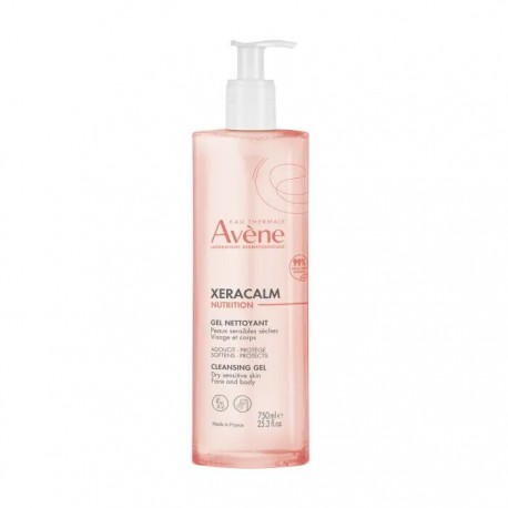 Avene Xeracalm Nutrition Gel detergente pelle secca sensibile con prurito 750 ml