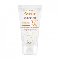 Avene Crema Schermo Minerale SPF50+ protezione solare pelle intollerante o fragile 50 ml