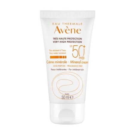 Avene Crema Schermo Minerale SPF50+ protezione solare pelle intollerante o fragile 50 ml Avene Crema Schermo Minerale SPF50+ protezione solare pelle intollerante o fragile 50 ml