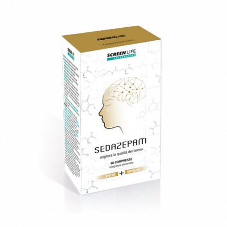 Screen Pharma S Sedazepam integratore per dormire bene 60 capsule