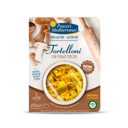 Piaceri Mediterranei Tortelloni ai Funghi senza glutine pronti in 2 minuti 250 g