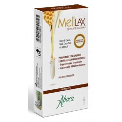 Aboca Melilax 12 supposte naturali per stitichezza ed evacuazione difficoltosa