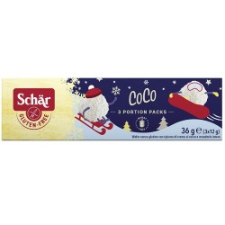 Dr. Schar Schar Coco Wafer senza glutine ripieni di crema 3 porzioni 36 g