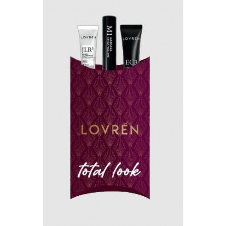 Lovren Total Look Kit cofanetto mascara M1 + siero JLR3 acido ialuronico + EC3 contorno occhi