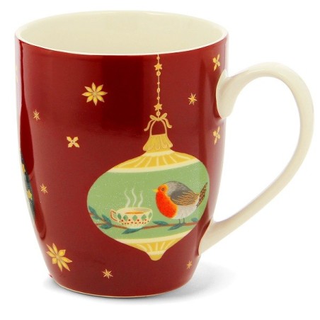 Neavita Tazza rossa di Natale per infusi te e tisane 380 ml Neavita Tazza rossa di Natale per infusi te e tisane 380 ml