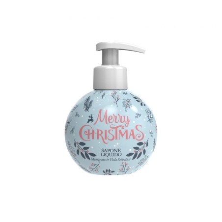 Laboratorio dei Saponi Blue sapone liquido di Natale melograno & viola selvatica 240 ml