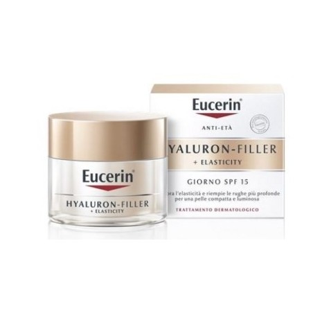 Eucerin Hyaluron-Filler +Elasticity Giorno crema viso pelle matura SPF15 50 ml Eucerin Hyaluron-Filler +Elasticity Giorno crema viso pelle matura SPF15 50 ml