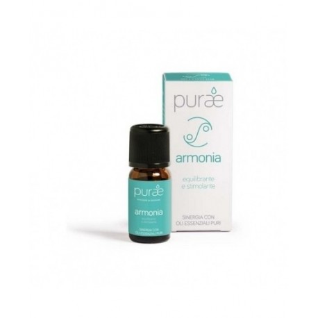 Purae Armonia sinergia di oli essenziali stimolanti per diffusore 10 ml