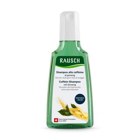 Rausch Shampoo al Ginseng e Caffeina Anticaduta e Rivitalizzante 200 ml