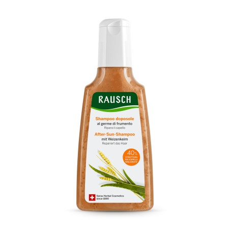 Rausch Shampoo nutriente al germe di frumento per capelli stressati dal sole e secchi 200 ml Rausch Shampoo nutriente al germe di frumento per capelli stressati dal sole e secchi 200 ml