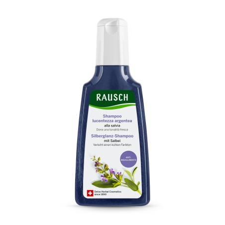 Rausch Shampoo Lucentezza Argentea alla Salvia per Capelli Bianchi Rausch Shampoo Lucentezza Argentea alla Salvia per Capelli Bianchi