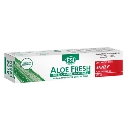 ESI Aloe Fresh Smile dentifricio in gel con sfere sbiancanti 100 ml ESI Aloe Fresh Smile dentifricio in gel con sfere sbiancanti 100 ml