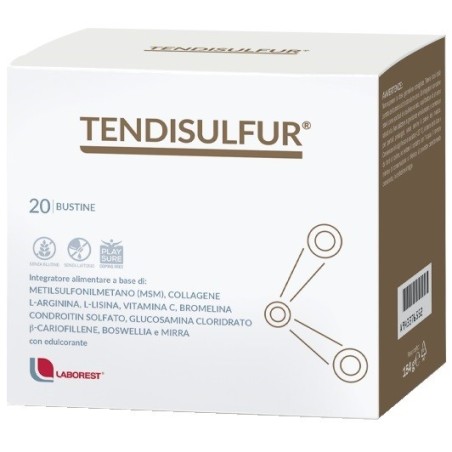 Uriach Tendisulfur integratore per la funzionalità articolare 20 bustine Uriach Tendisulfur integratore per la funzionalità articolare 20 bustine