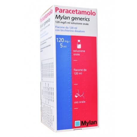 Paracetamolo Mylan Generics 120 mg/5 ml Soluzione Orale 120 ml