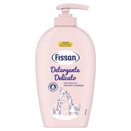 Fissan Detergente Delicato sapone pH fisiologico corpo parti intime dei bambini 250 ml