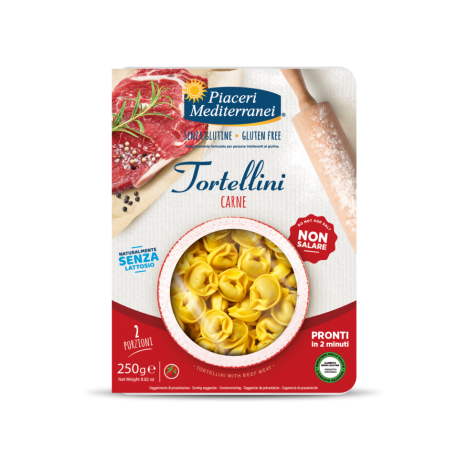 Piaceri Mediterranei Tortellini di carne per persone intolleranti al glutine 250 g