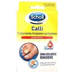 Scholl cerotti idrorepellenti protettivi per la rimozione dei calli 4 pezzi