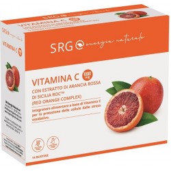 SRG Vitamina C integratore antiossidante con estratto di arancia rossa 14 bustine